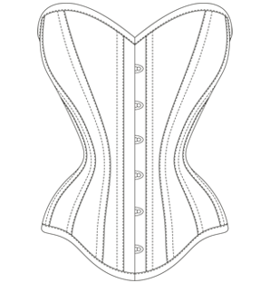 Overbust corset