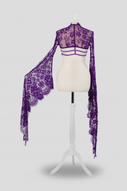 Bolero purple lace