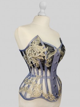 Corset overbust ice pearl